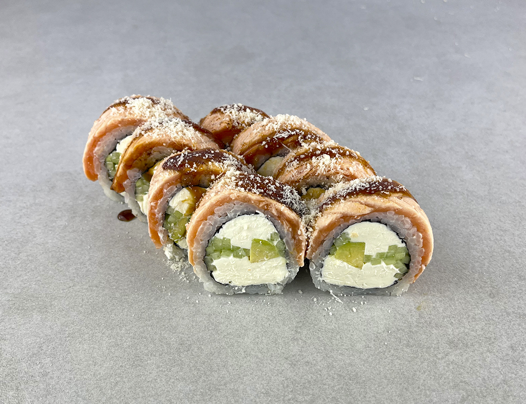 На фото – Рол "Філадельфія гриль" Рол "Філадельфія гриль"