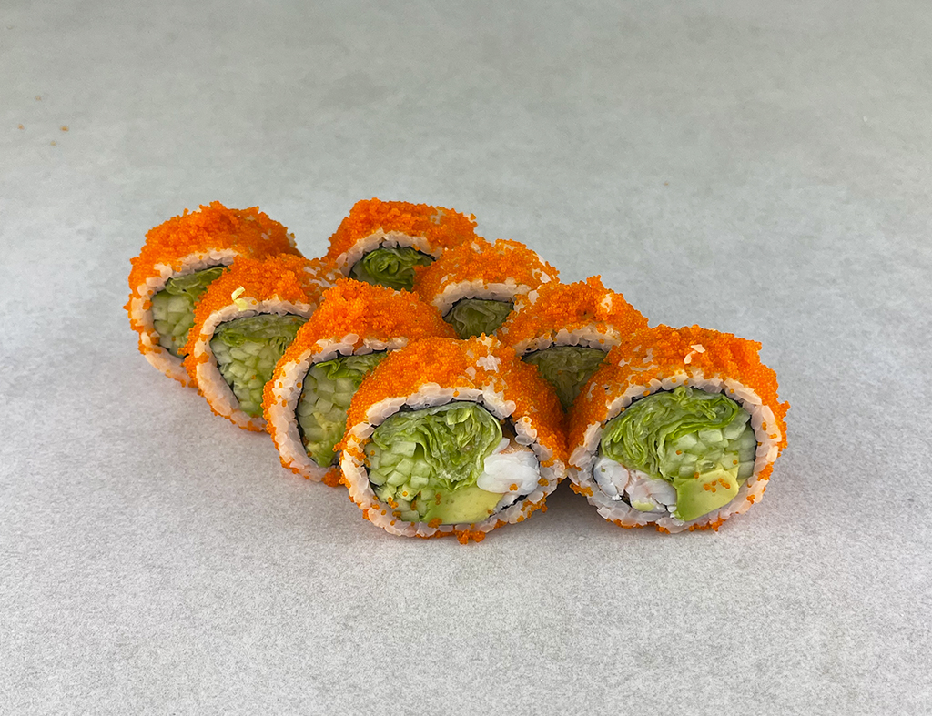 Рол "Каліфорнія креветка в ікрі"