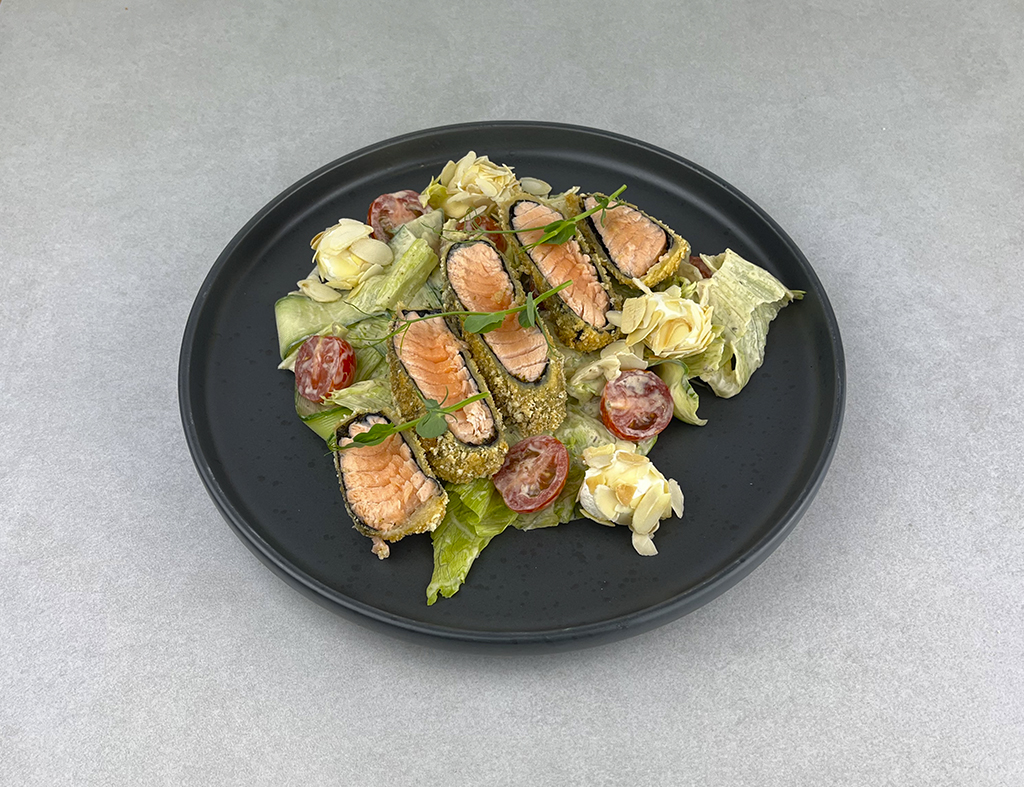 Салат з лососем